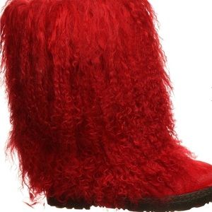BEARPAW BOETIS II RED 614 BOOTS